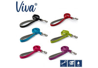 Ancol - Viva Nylon Padded Snap Lead - Red - 100cm x 12mm (Max 20kg)