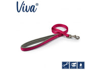Ancol - Viva Nylon Padded Snap Lead - Pink - 100cm x 25mm (Max 75kg)