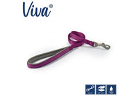 Ancol - Viva Nylon Padded Snap Lead - Purple - 100cm x 19mm (Max 50kg)