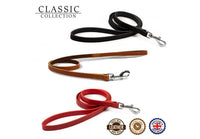Ancol - Classic Heritage Leather Lead - Tan - 100x1.9cm
