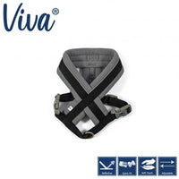 Ancol - Viva Padded Harness - Black - Medium (41-53cm)