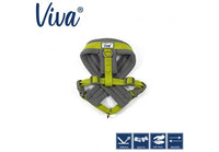 Ancol - Viva Nylon Padded Harness - Lime - Large (52-71cm)
