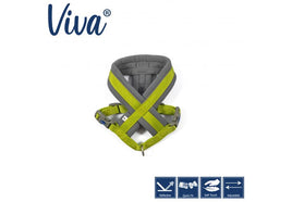 Ancol - Viva Nylon Padded Harness - Lime - Small (36-42cm)