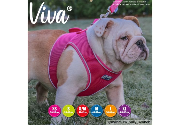 Ancol - Viva - Step-in Harness - Pink - Small/Medium