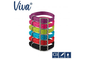 Ancol - Viva - Nylon Buckle Collar - Lime - Size 3 (28-36cm)