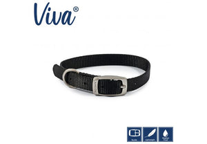 Ancol - Viva - Nylon Buckle Collar - Lime - Size 3 (28-36cm)