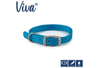 Ancol - Viva Nylon Buckle Collar - Blue - Size 3 (28-36cm)