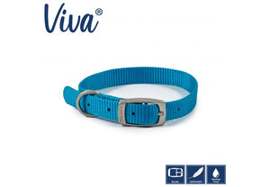 Ancol - Viva - Nylon Buckle Collar - Lime - Size 3 (28-36cm)