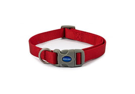Ancol - Viva Nylon Adjustable Dog Collar - Red - Small (20-30cm)