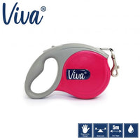 Ancol - Viva Retractable 5m Lead - Blue - Small
