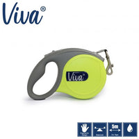 Ancol - Viva Retractable 5m Lead - Blue - Small