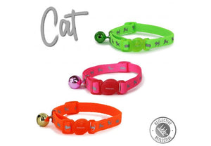 Ancol - Reflective Cat Collar - Hi Vis Green