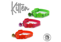 Ancol - Safety Kitten Collar - Hi-Vis Green