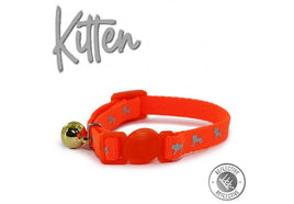 Ancol - Safety Kitten Collar - Hi-Vis Orange