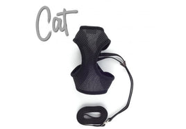 Ancol - Soft Cat Harness - Black - Small