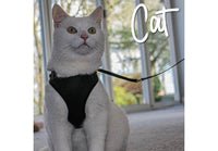 Ancol - Soft Cat Harness - Black - Large
