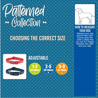 Ancol - Reflective Bone Collar - Blue - Size 5-9
