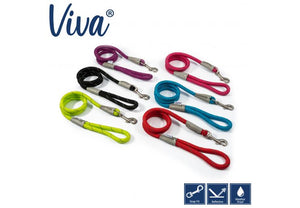 Ancol - Viva - Snap Nylon Rope Lead - Red - 1.07m X 12mm