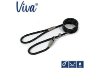Ancol - Viva Nylon Reflective Rope Slip Lead - Blue - 120cm x 12mm (Max50kg)
