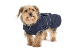 Ancol - Muddy Paws Quilted Dog Coat - Navy - X Large