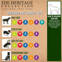 Ancol - Heritage Quilted Blanket Coat - 30cm