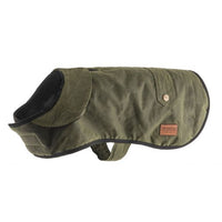 Ancol - Heritage Wax Coat - Green - 35cm