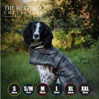 Ancol - Heritage Wax Coat - Green - 50cm