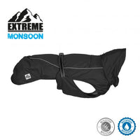 Ancol - Extreme Monsoon Dog Coat - Black - small/medium - 35cm