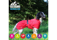 Ancol - Extreme Monsoon Dog Coat - Red - small - 30cm