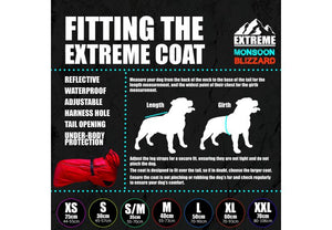 Ancol - Extreme Monsoon Dog Coat - Red - x large - 60cm