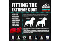 Ancol - Extreme Monsoon Dog Coat - Black - x small - 25cm
