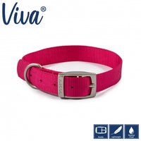 Ancol - Viva Collar - Raspberry Pink - Size 6 (22")