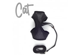 Ancol - Soft Cat Harness - Black - Medium