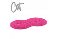 Ancol - Feeding Placemat - Cats Paw - Pink