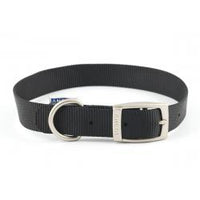 Ancol - Viva Nylon Buckle Collar - Black - Size 5 (39-48cm)