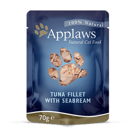 Applaws - Tuna Fillet with Seabream in Broth Cat Food - 70g Pouch
