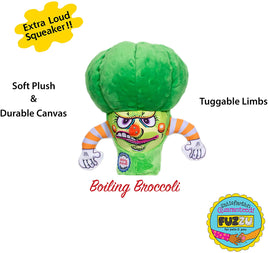 Fuzzu - Steam Veg Boil Broccoli - Suffed Squeaker Toy
