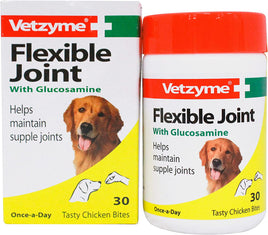 Vetzyme - Dog Flexible Joint With Glucosamine - 30 Tablets