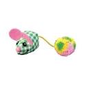 Kong - Kitten Pom Tail Mouse - assorted colours