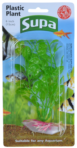 Supa - Plastic Aquarium Plants - 6"