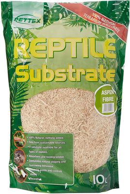 Pettex - Reptile Substrate Aspen Fibre - 10 Litre