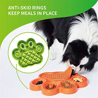 PAW - 2-in-1 Slow Feeder & Lick Pad - Green