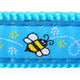 Red Dingo - Turquoise Bumble Bee Dog Collar - Medium