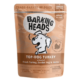 Barking Heads - Top Dog Turkey - Wet Dog Food - 300g