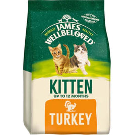 James Wellbeloved - Kitten Dry Food - Turkey & Rice - 1.5kg