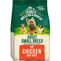 James Wellbeloved - Small Breed Adult Dog Food - Chicken & Rice - 1.5kg