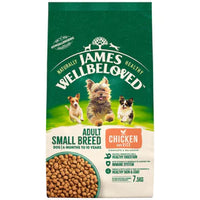 James Wellbeloved - Small Breed Adult Dog Food - Chicken & Rice - 1.5kg