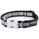 Red Dingo - Black Bumble Bee Dog Collar - Small