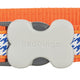 Red Dingo - Orange DogTooth (Fang-It) Dog Collar - X Small
