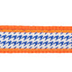 Red Dingo - Orange DogTooth (Fang-It) Dog Collar - X Small
